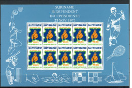 Surinam Kleinbogen 702-704 Postfrisch Schach #GM503 - Suriname