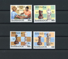 Barbados 609-612 Postfrisch Schach #GM553 - Barbades (1966-...)