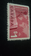 KANADA- 1940-50     1  $   DAMGALI - Gebruikt