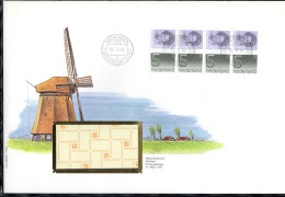 Niederlande- Markenheftchen- Schmuck FDC, 16. März 1982 - Selten Angeboten - FDC