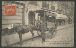 Carte P De 1908 ( Les Petits Métiers De Paris / Le Rempailleur De Chaises ) - Venters