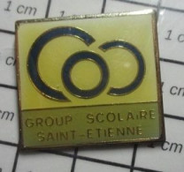 511C  Pin's Pins / Beau Et Rare / ADMINISTRATIONS / GROUP (sic !) SCOLAIRE SAINT-ETIENNE - Administration