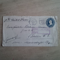 LETTRE PHILADELPHIA POUR BERLIN PAR BATEAU 1916 OPENED BY CENSOR - Cartas & Documentos