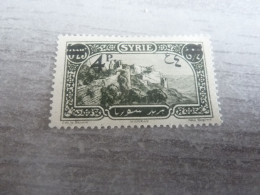 Syrie - Merkab - 4pi. S. 0pi.25 - Yt 187 (155) - Vert-noir - Oblitéré - Année 1925 - - Nuevos