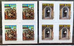 C 2768 Brazil Stamp Religion Christmas Franciscan 2008 Block Of 4 Complete Series - Unused Stamps