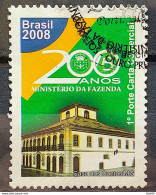 C 2757 Brazil Stamp 200 Years Ministry Of Finance Economy 2008 Circulated 4 - Oblitérés