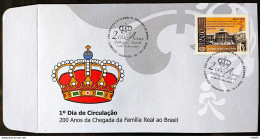 Brazil Envelope FDC 719E Arrival Of The Portuguese Royal Family To Brazil Faculty Of Medicine Bahia 2008 - FDC