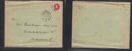 DENMARK. 1920 (19 Feb) Vljgaard - Cph. Fkd Env With Contains, Small Village Doble Ring Cancel Via Aalborg. - Sonstige & Ohne Zuordnung