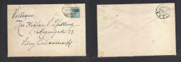 DENMARK. 1920 (1 June) Slesvig. Ovptd Issue, Tied Cds To Viborg (2 June) Plesbiut Issue. Fine Env. - Sonstige & Ohne Zuordnung