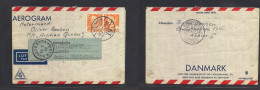 DENMARK. 1918 (21 Apr) Kph - Japan - Tokyo. 4 Ore Blue Complete Stat Wrapper + 2 Adtl Stamps, Tied Cds + Japanese Mns An - Sonstige & Ohne Zuordnung