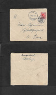 DENMARK. 1918 (9 Sept) Granballe - Fin. Via Silkeborg. Fkd Env, Special Cachet Small Village. VF. - Sonstige & Ohne Zuordnung