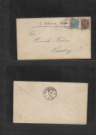 DENMARK. 1886 (6 Dec) Shive - Germany, Hamburg (7 Dec) Fkd Env. Fine. - Sonstige & Ohne Zuordnung