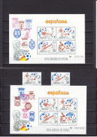 SPAIN - ESPAGNE - SPANIEN - ** / MNH - FOOTBALL WORLD CUP 1982 - Mi. 2548/9 + Bls. 25/26 - 1982 – Spain