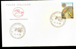 1998 ANNULLO FDC  VI Congresso Mondiale Di Chirurgia Generale Endoscopica, Roma. - Medicina