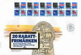 Schweden- Markenheftchen- Schmuck FDC, 25. April 1983 - Selten Angeboten - FDC