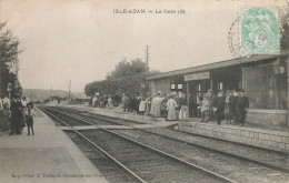 L'isle Adam * Intérieur De La Gare * Ligne Chemin De Fer - L'Isle Adam