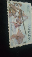 KANADA- 1990-00     1  $   DAMGALI - Used Stamps