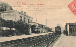 L'isle Adam * Intérieur De La Gare De Parmain * Ligne Chemin De Fer * Arrivée Du Train - L'Isle Adam