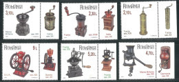 Romania 2023 / Grinders / Set 6 Stamps With Labels - Neufs