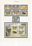 Antigua Et Barbuda - Papillons - Collection Vendue Page Par Page - Neufs ** Sans Charnière - TB - Antigua And Barbuda (1981-...)