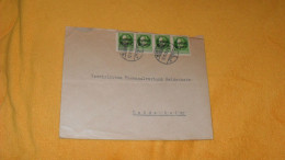 ENVELOPPE ANCIENNE DE 1919../ ALLEMAGNE..CACHETS MUNCHEN ?..POUR HEIDENHEIM..+ TIMBRES X4 SURCHARGE FREIFTAAT BAYERN - Autres & Non Classés