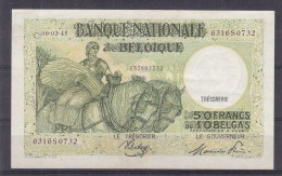 Belgique - Biljet Du 06-02-45 - 50 Francs - 10 Belgas - - 50 Francs-10 Belgas