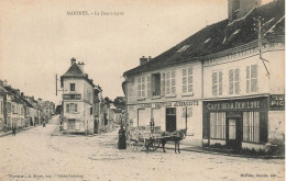 Marines * Rue , Quartier Faubourg La Demi Lune * Café De La Demi Lune * Aubergiste Maison FREVILLE * Attelage - Marines