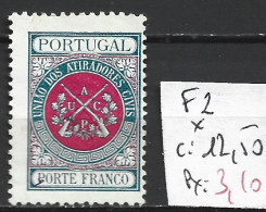 PORTUGAL FRANCHISE 2 * Côte 12.50 € - Unused Stamps