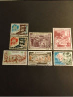 YT 931, 934, 935, 941, 943, 951, 952 (année 1973) - Used Stamps