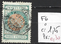 PORTUGAL FRANCHISE 6 Oblitéré Côte 1.25 € - Used Stamps