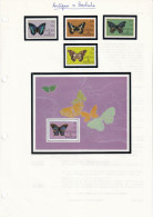 Antigua Et Barbuda - Papillons - Collection Vendue Page Par Page - Neufs ** Sans Charnière - TB - Antigua Et Barbuda (1981-...)