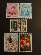 YT 1003, 1004, 1031, 1032, 1035  (année 1975) - Used Stamps