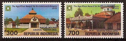 Indonesië / Indonesia 1995 Nr 1660/1661 Postfris/MNH Aga Khan Award Voor Indonesische Architectuur - Indonesië