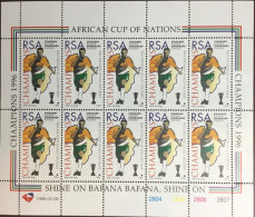 South Africa 1996 African Nations Winners Sheetlet MNH - Nuevos