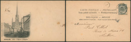 Carte Postale - Nivelles : église Collégiale (librairie Godeaux, Précurseur) - Nijvel