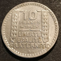 FRANCE - 10 FRANCS 1947 B - Petite Tête - Turin - Cupronickel - Gad 811 - KM 909.2 - 10 Francs