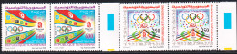 2008 - Tunisie - Y&T 1619- 1620 - Jeux Olympiques De Pekin, Série Complète -  En Paire 4 V - MNH***** - Estate 2008: Pechino