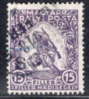 Hungary 1916  Single Stamp War Charity Stamps In Fine Used - Gebruikt