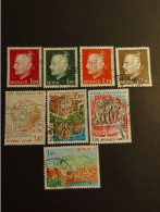YT 1080, 1100, 1141, 1142, 1145, 1149, 1150, 1168  (années 1977 & 1978) - Used Stamps