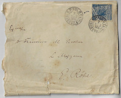 Brazil 1905 Cover From São Paulo To Engineer Röhe Station On Mogiana Railway Co Stamp Republic Dawn 200 Réis Watermark - Lettres & Documents