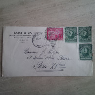 LETTRE HAITI PORT AU PRINCE POUR PARIS 1933 - Antillas Holandesas