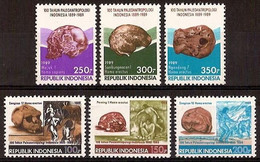 Indonesië / Indonesia 1989 Nr 1383/1388 Postfris/MNH 100e Verjaardag Indonesische Palaeo-Antropology, Archeology - Indonesië