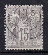 Type Sage N° 66  15 Centimes Gris Très Belle, Oblitératiojn, 1er Choix TTB à 25% ( Prix Vendeur) De La Cote - 1876-1878 Sage (Tipo I)