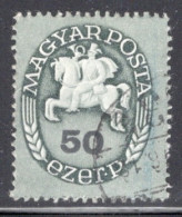 Hungary 1946  Single Stamp Post Rider In Fine Used - Oblitérés