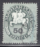 Hungary 1946  Single Stamp Post Rider In Fine Used - Usado
