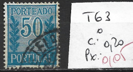 PORTUGAL TAXE 63 Oblitéré Côte 0.20 € - Used Stamps