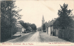 DOORSELARE  ==  KERKSTRAAT   RUE DE L'EGLISE       2 AFBEELDINGEN - Lokeren