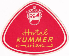 2782 Hotel Kummer Wien - Etiquetas De Hotel