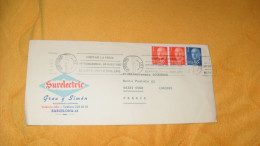 GRANDE ENVELOPPE DE 1963../ SURELECTRIC GRAU Y SIMON BARCELONA POUR SAINT OUEN FRANCE + TIMBRES X3.. - Lettres & Documents