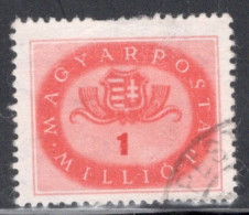 Hungary 1946  Single Stamp Coat Of Arms In Fine Used - Gebruikt